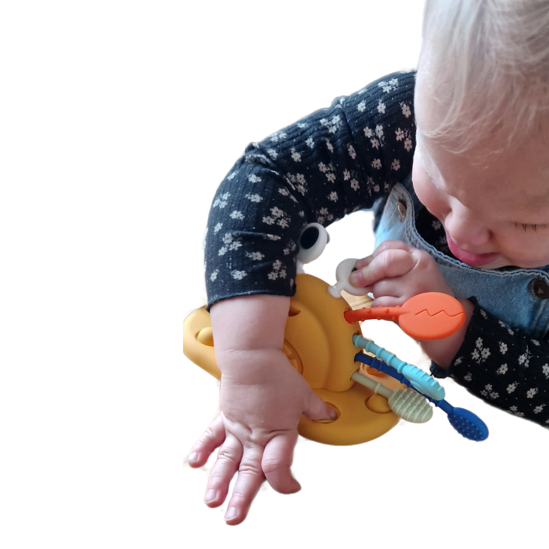 Fidget Speel Krab – Het Perfecte Speelmaatje voor Onderweg en Vakantie!