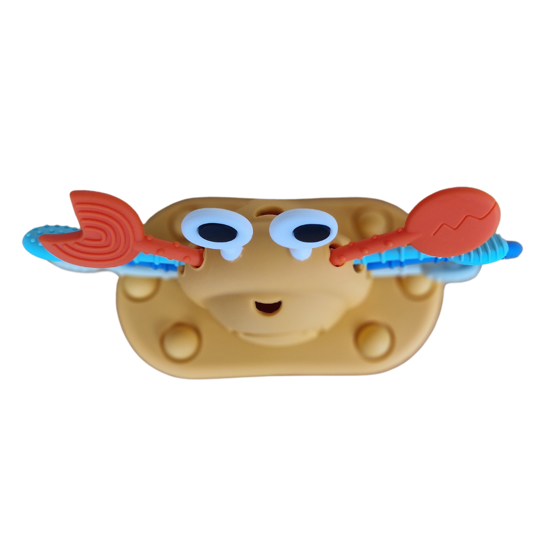 Fidget Speel Krab – Het Perfecte Speelmaatje voor Onderweg en Vakantie!