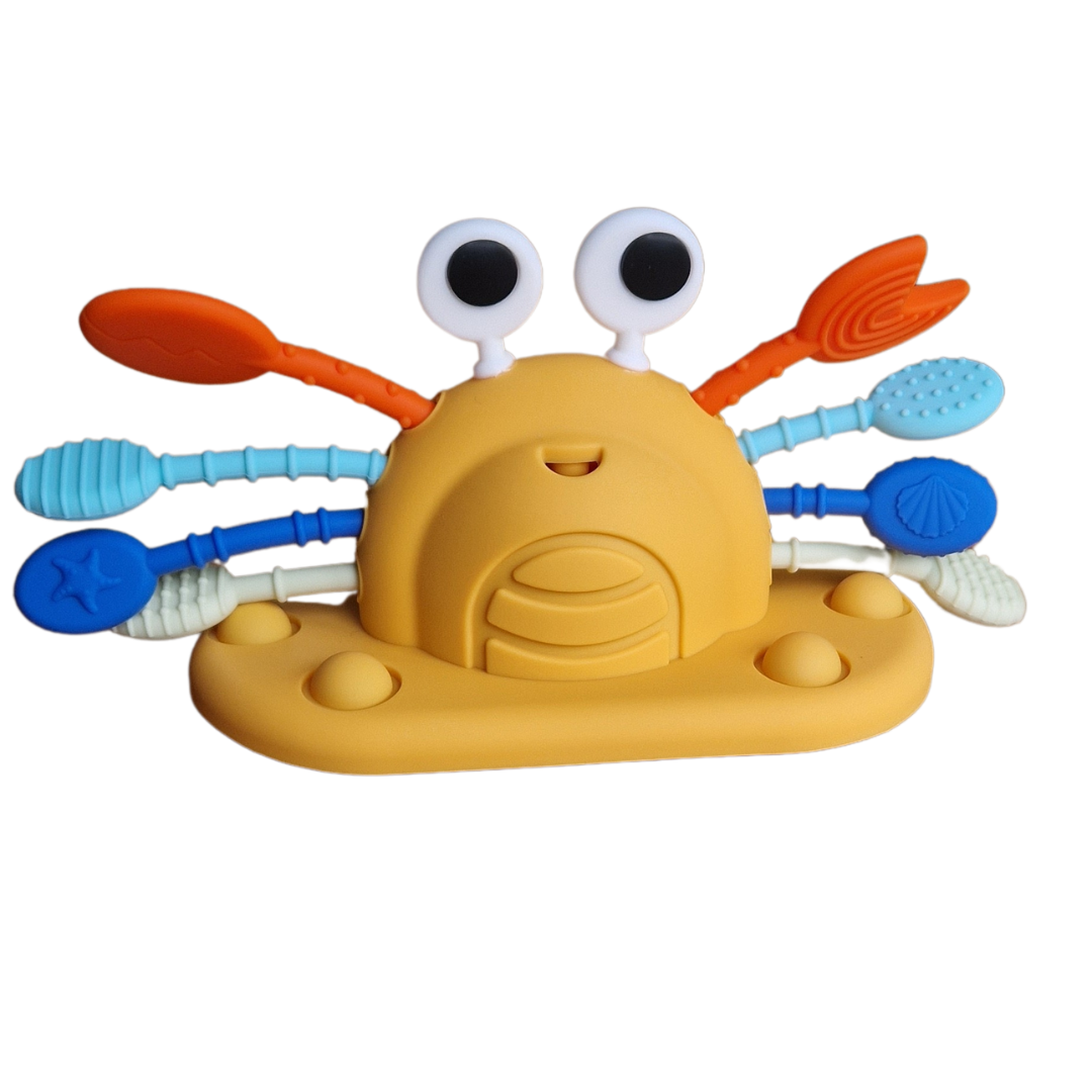 Fidget Speel Krab – Het Perfecte Speelmaatje voor Onderweg en Vakantie!