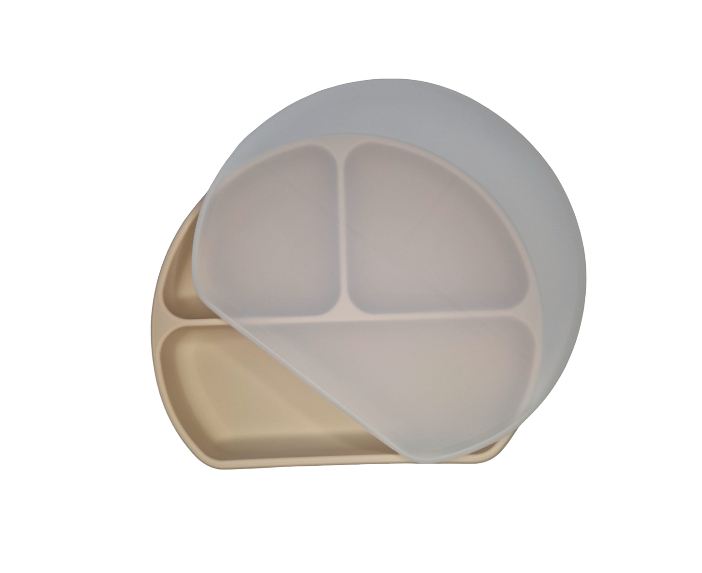 Verdeelbord met Deksel Beige
