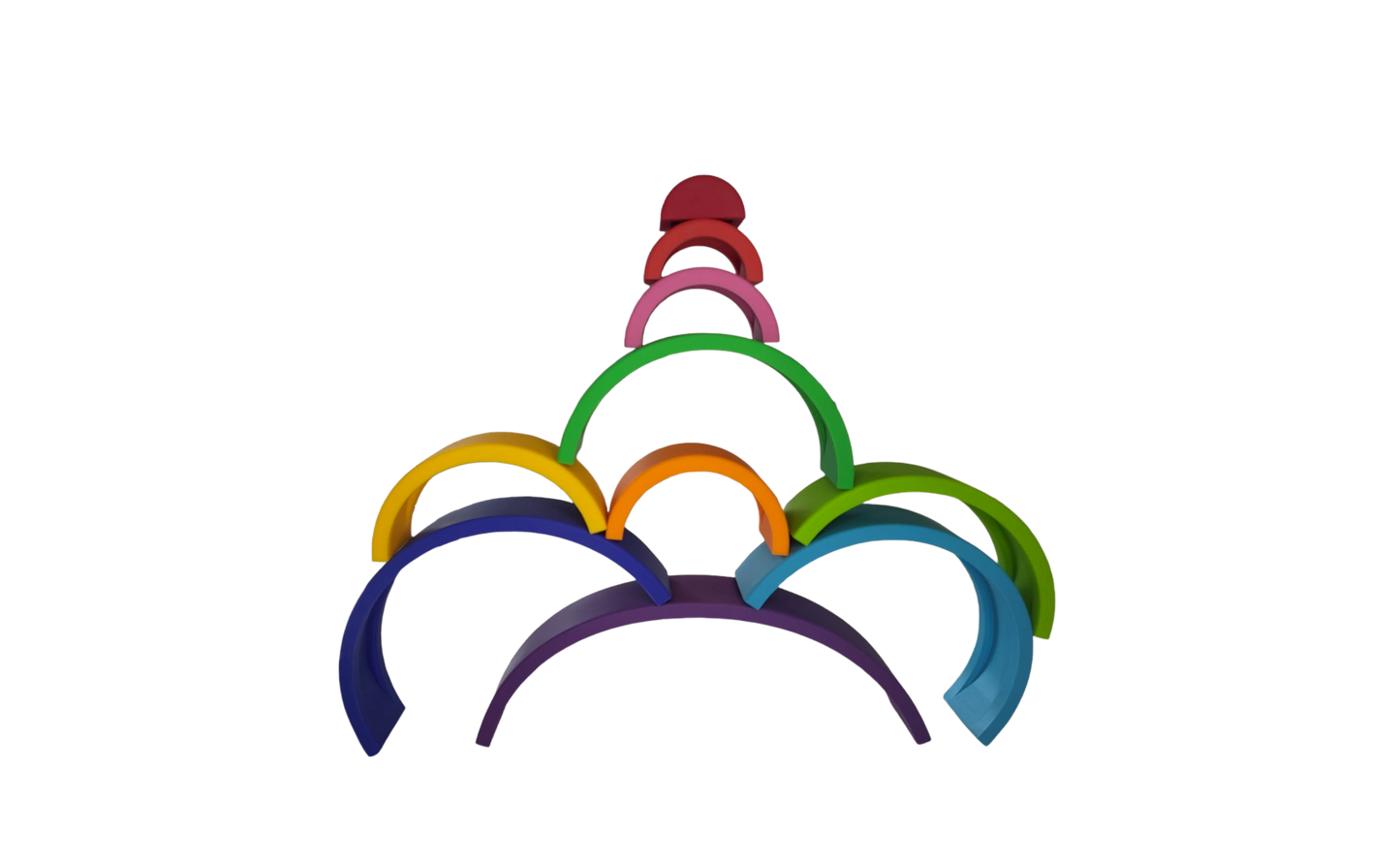 Siliconen Regenboog Bouwblokken