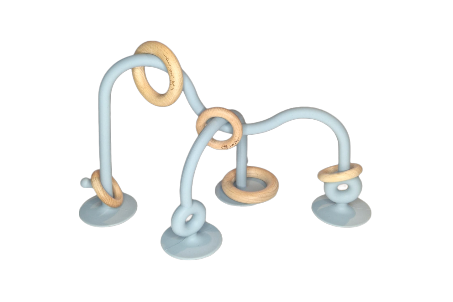 Siliconen Playtray Speelboog Dusty blue