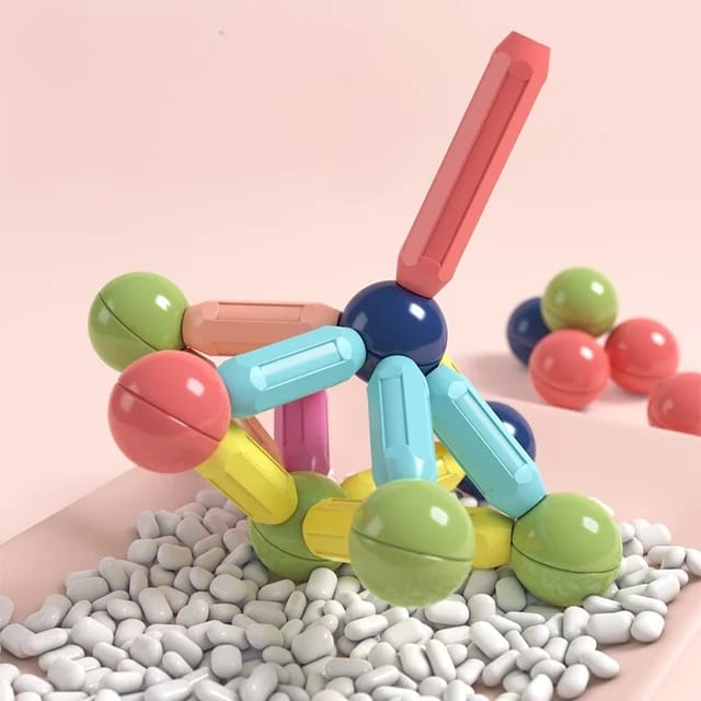 Magnetisch Bouwspeelgoed - 64 stuks Sticks & Balls Set