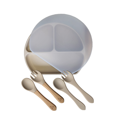 Combi Deal Verdeelbord + Bestek Beige